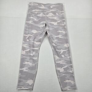 Athleta High Rise Elation 7/8 Tight Taupe Camo Leggings Women's Size Medium‎